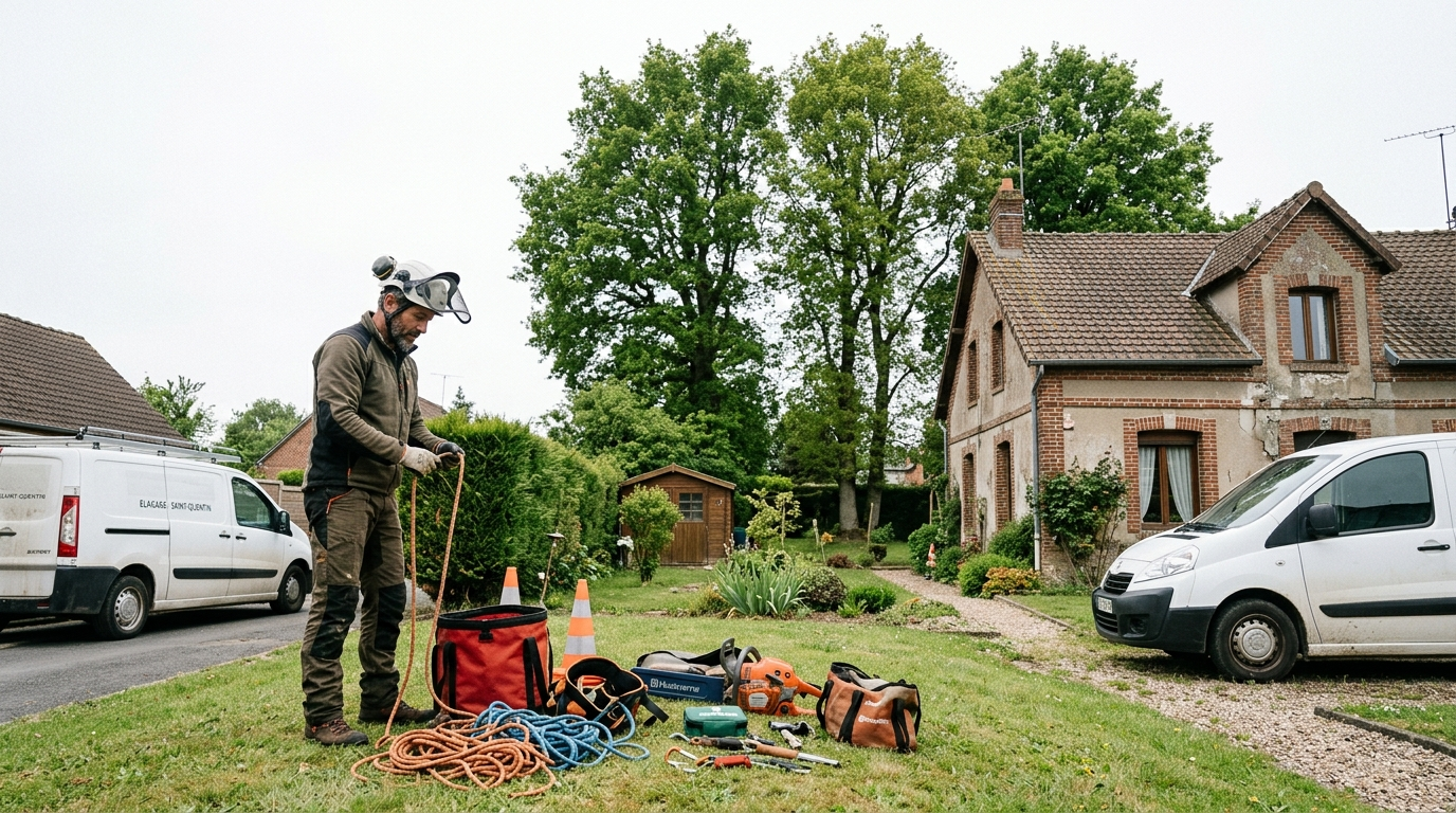 Élagueur à Saint-Quentin : élagage, abattage et soins des arbres